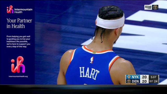 【2024年03月22日】NBA常规赛：尼克斯vs掘金第1节中文解说录像回放