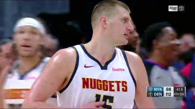 【2024年03月22日】NBA常规赛：尼克斯vs掘金第4节英文原声录像回放