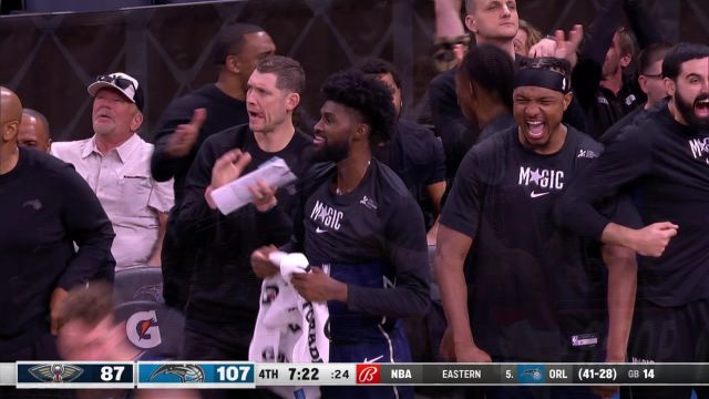 【2024年03月22日 鹈鹕vs魔术集锦】鹈鹕106-121魔术 英格拉姆伤退魔术主场击退鹈鹕