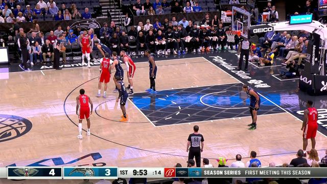 【2024年03月22日 鹈鹕vs魔术集锦】手感柔和怎么打怎么有 英格拉姆急停中投清脆刷网