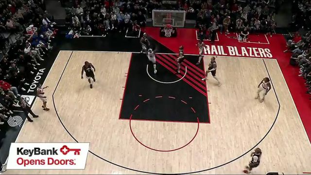 【2024年03月23日】NBA常规赛：快船vs开拓者第2节英文原声录像回放