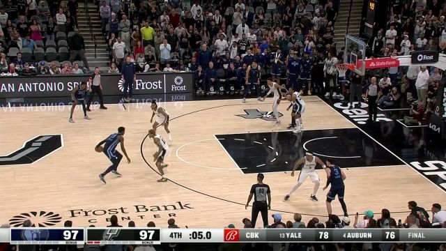 【2024年03月23日 灰熊vs马刺集锦】游刃有余闲庭信步 3J读秒阶段准绝杀一锤定音