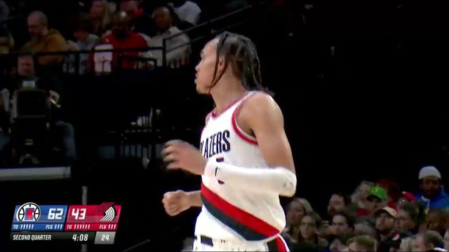 【2024年03月23日 快船vs开拓者集锦】别当我是软柿子！开拓者外线强势反击 班顿与穆雷频频发炮得手