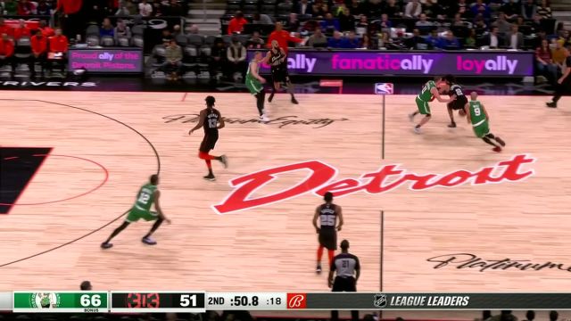 【2024年03月23日 凯尔特人vs活塞集锦】众人拾柴火焰高！绿军多点连线助攻普理查德底角三分飙中