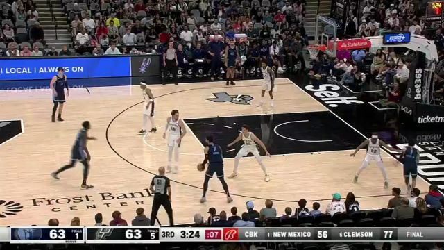 【2024年03月23日】灰熊vs马刺第3节中文解说录像回放