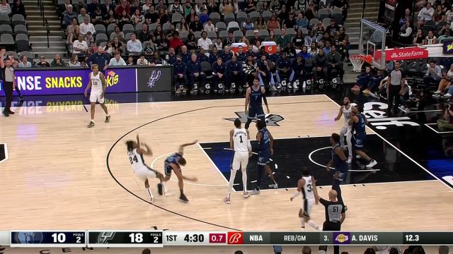 【2024年03月23日 灰熊vs马刺集锦】拆弹专家限时登场 瓦塞尔临危受命压哨三分稳稳命中