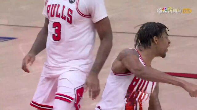 【2024年03月24日 凯尔特人vs公牛集锦】达伦特里惊天隔扣，观众抱头不敢信