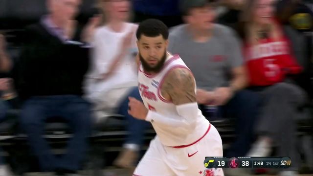 【2024年03月24日 爵士vs火箭集锦】再度起飞！范弗利特高抛喂饼助攻杰伦-格林平框单臂炸裂劈扣