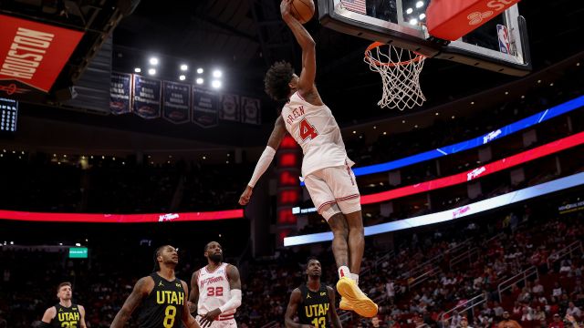 【2024年03月24日 爵士vs火箭集锦】爵士vs火箭五佳球 杰伦-格林上演平筐飞扣 范弗利特神级超远三分