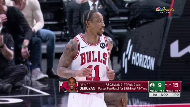 【2024年03月24日 凯尔特人vs公牛集锦】凯尔特人124-113公牛 塔图姆26分帮助球队战胜公牛豪取九连胜