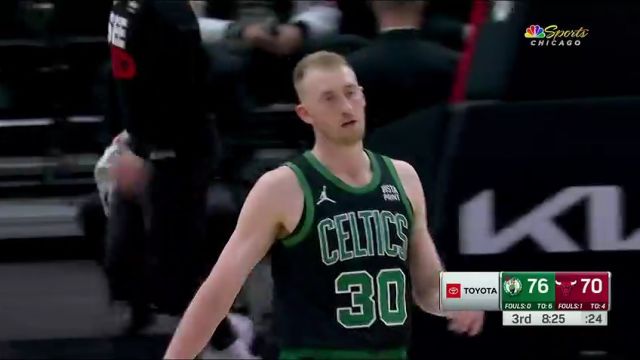 【2024年03月24日】凯尔特人vs公牛第3节英文原声录像回放