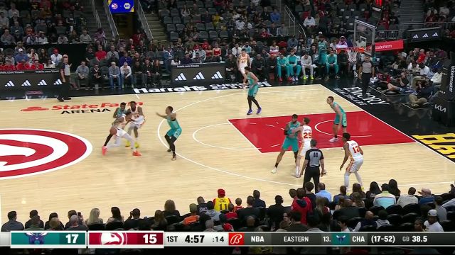 【2024年03月24日 黄蜂vs老鹰集锦】来给对手上上课！费尔南多假动作点飞防守上篮打进