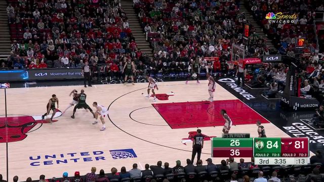 【2024年03月24日 凯尔特人vs公牛集锦】霍福德vs公牛集锦 高效拿下23+8能内能外堪当大任