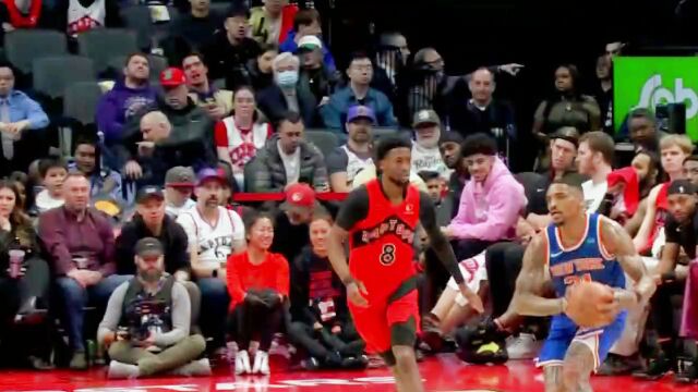 【2024年03月28日 尼克斯vs猛龙集锦】炸裂！阿丘瓦单臂炸裂隔扣