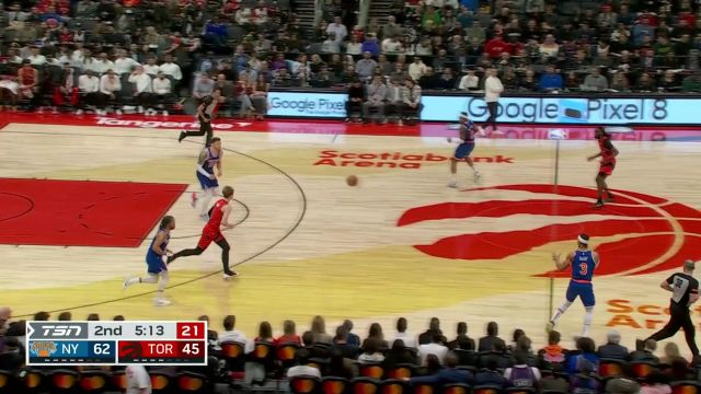 【2024年03月28日 尼克斯vs猛龙集锦】吃饼这事越做越嗨 哈特妙传哈尔滕施泰因空接炸筐