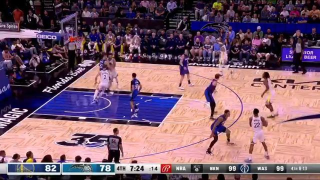 【2024年03月28日】勇士vs魔术第4节英文原声录像回放