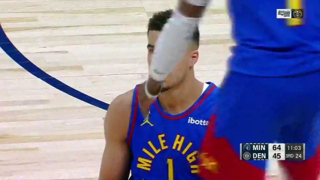 【2024年03月30日】森林狼vs掘金第3节英文原声录像回放