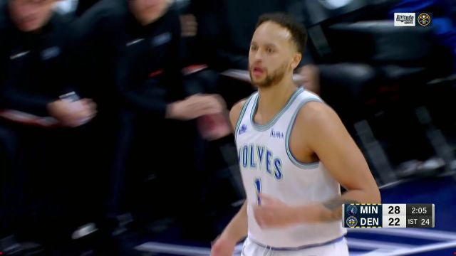 【2024年03月30日 森林狼vs掘金集锦】扣篮扣得惊天动地 爱德华兹禁区腾飞直接将防守打穿