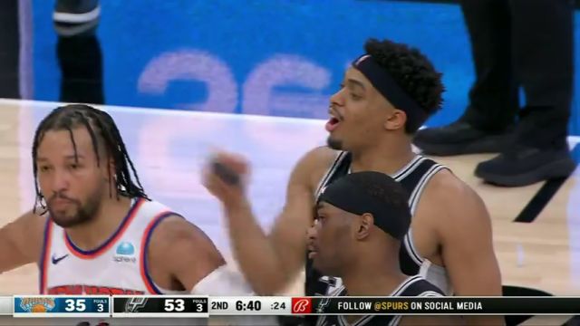 【2024年03月30日】尼克斯vs马刺第2节中文解说录像回放