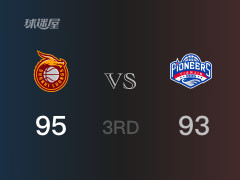 CBA常规赛：三节数据，山西以95-93领先天津，张宁33分7篮板4助攻