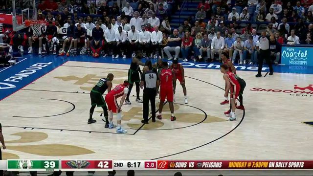 【2024年03月31日】凯尔特人vs鹈鹕第2节英文原声录像回放