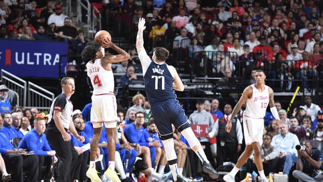 【2024年04月01日 独行侠vs火箭集锦】独行侠125-107火箭 东契奇47+12+7携手欧文24+7