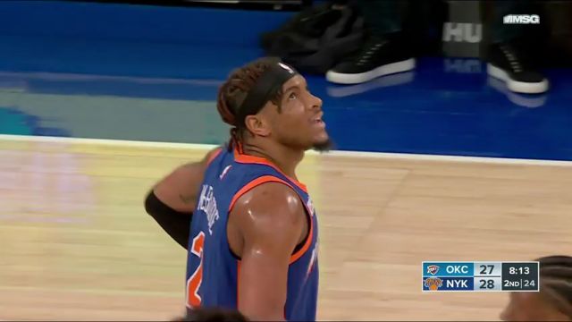 【2024年04月01日】NBA常规赛：雷霆vs尼克斯第2节中文解说录像回放