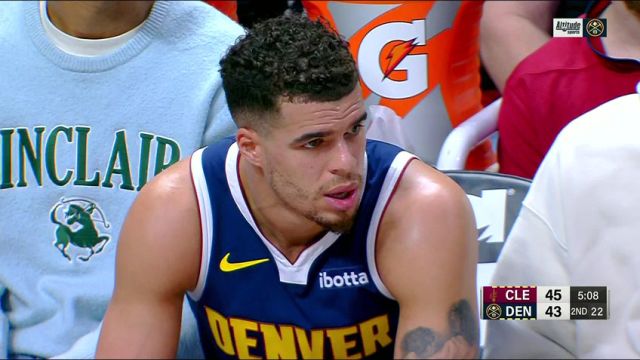 【2024年04月01日】NBA常规赛：骑士vs掘金第2节英文原声录像回放