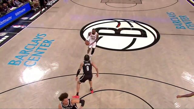 【2024年04月01日 湖人vs篮网集锦】一个比一个难！詹姆斯三分10中9 篮网球迷倒戈