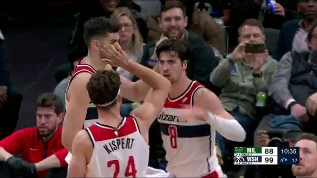 【2024年04月03日】雄鹿vs奇才第4节中文解说录像回放