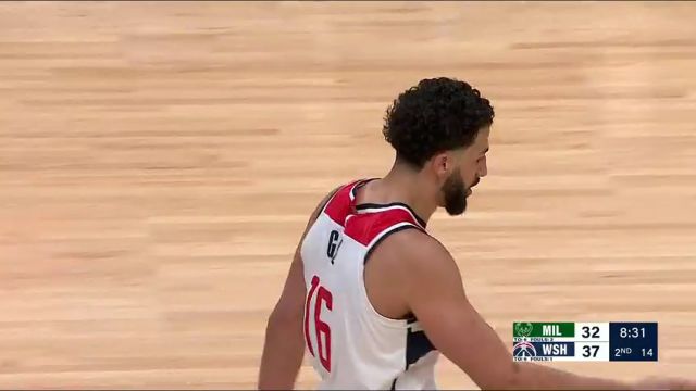 【2024年04月03日】雄鹿vs奇才第2节英文原声录像回放