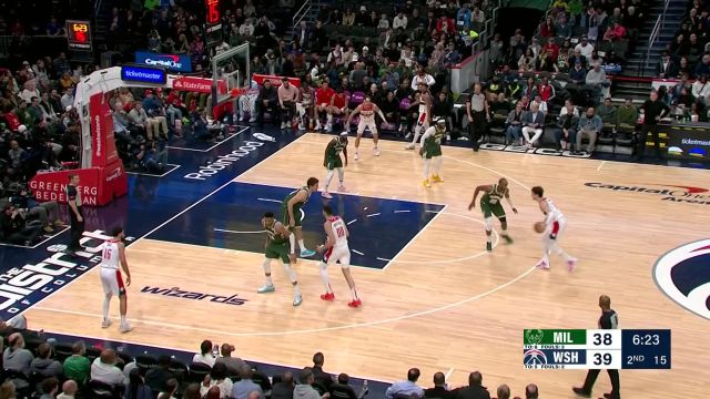 【2024年04月03日 雄鹿vs奇才集锦】禁区铜墙铁壁！大洛旱地拔葱遮天大帽教育阿弗迪亚