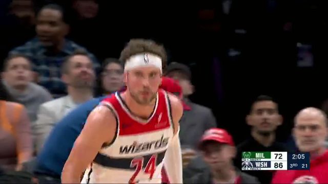 【2024年04月03日】雄鹿vs奇才第3节中文解说录像回放