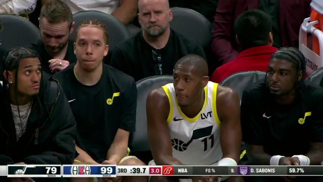 【2024年04月06日】NBA常规赛：爵士vs快船第3节中文解说录像回放