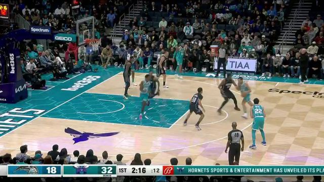 【2024年04月06日】 NBA常规赛：魔术vs黄蜂第1节英文原声