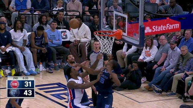 【2024年04月06日 活塞vs灰熊集锦】特雷-杰米森vs活塞集锦 拿下17+13两双数据带队取胜