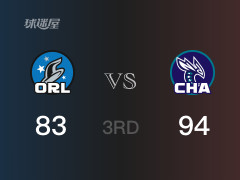 三节比分，黄蜂94-83领先魔术，B-米勒26分