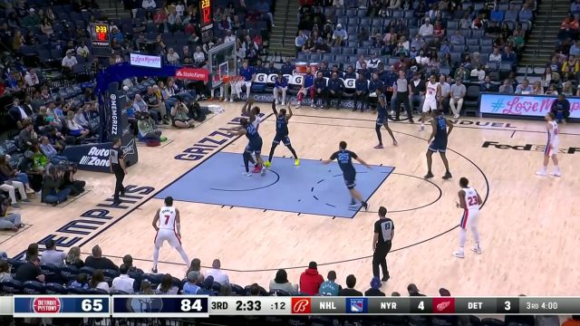 【2024年04月06日 活塞vs灰熊集锦】篮下爆破手 杜伦篮下发挥身体优势强大2+1稳稳命中