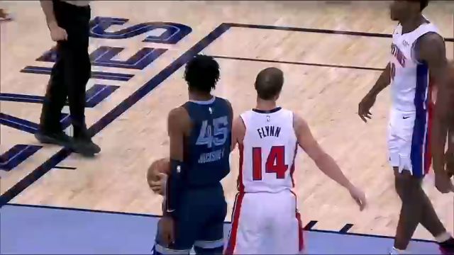 【2024年04月06日】活塞vs灰熊第2节英文原声录像回放