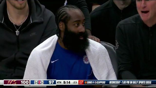 【2024年04月08日】骑士vs快船第4节英文原声录像回放