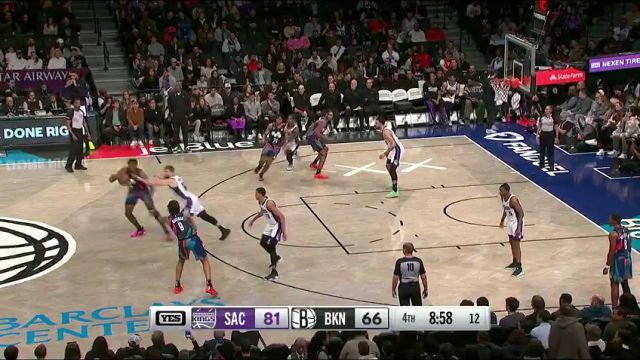 【2024年04月08日】NBA常规赛：国王vs篮网英文原声全场录像回放