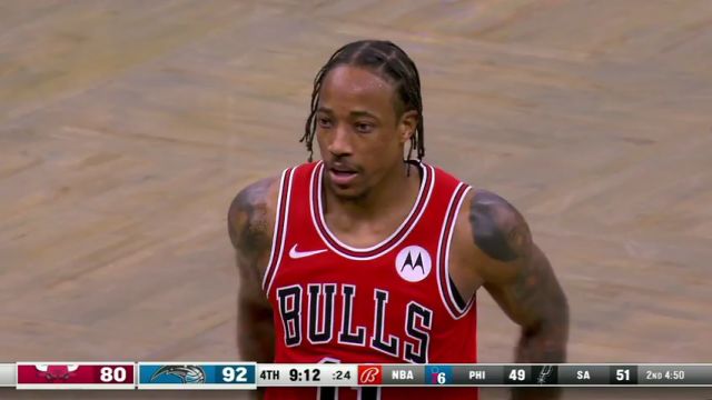 【2024年04月08日】NBA常规赛：公牛vs魔术第4节英文原声录像回放