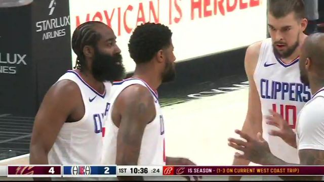 【2024年04月08日】骑士vs快船第1节中文解说录像回放