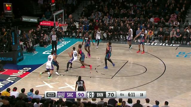 【2024年04月08日 国王vs篮网集锦】越打越松弛 福克斯三分两连中火热状态拦不住