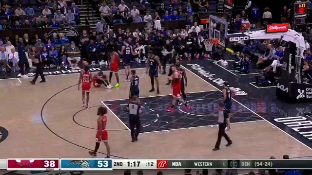 【2024年04月08日】NBA常规赛：公牛vs魔术第2节中文解说录像回放