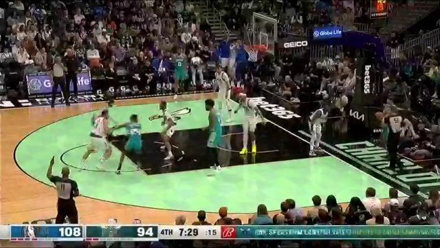 【2024年04月10日】NBA常规赛：独行侠vs黄蜂第4节英文原声录像回放