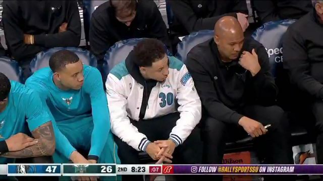 【2024年04月10日】NBA常规赛：独行侠vs黄蜂第2节英文原声录像回放