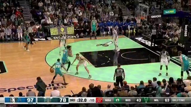 【2024年04月10日】NBA常规赛：独行侠vs黄蜂第3节英文原声录像回放