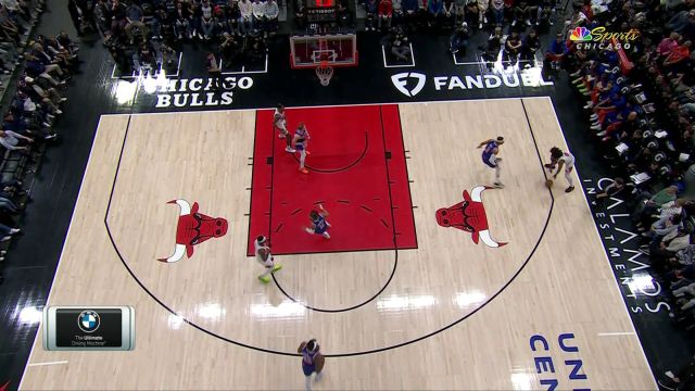 【2024年04月10日 尼克斯vs公牛集锦】阵地战与快攻都能找到机会 阿奴诺比三分+篮下连得5分