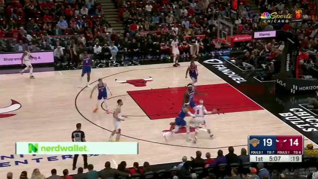 【2024年04月10日】尼克斯vs公牛第1节英文原声录像回放